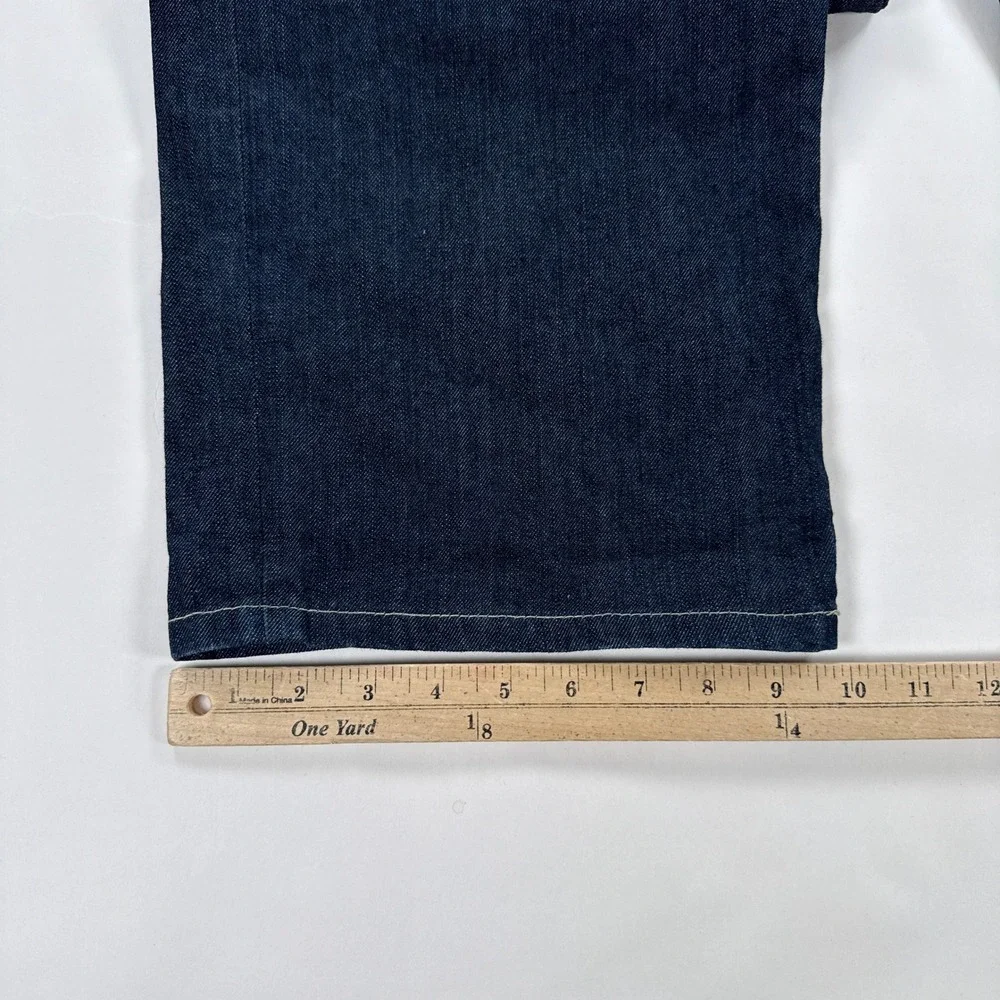 Vintage LRG Lifted Research Group Jeans Men 38 Dark Wash Embroidered Pockets Y2K